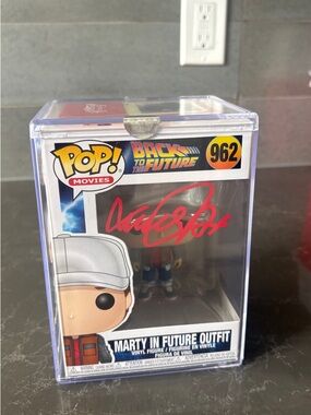 Michael J. Fox Signed Back To The Future Funko Pop